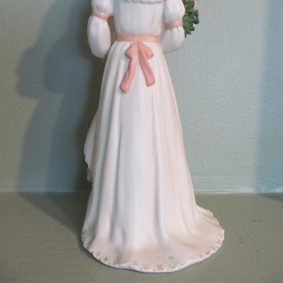 Home Interiors Homco Charlotte Rose Porcelain Lady Figurine #1468 - Picture 10 of 16
